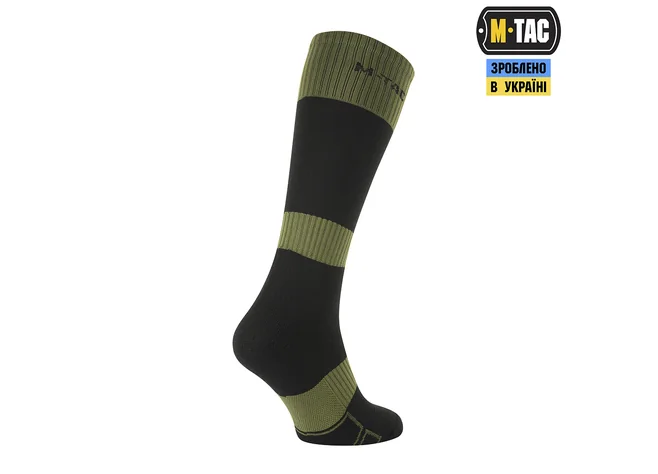 Шкарпетки M-Tac зимові Ranger Wool Black/Olive Фото 2